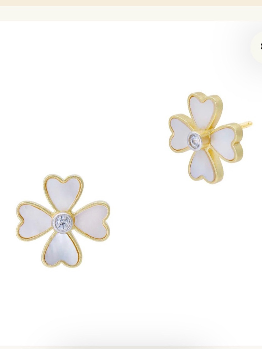 Freida ROTHMAN City Bloom MOP Earrings